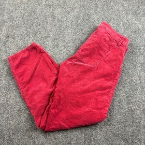CABI Women’s Red #160 Corduroy Pants Crimson size: 4